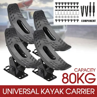 $51.99 • Buy Kayak Carrier W/ Straps 4 Saddle Watercraft Roof Rack Arm Canoe Loader AU
