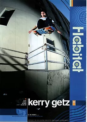 Framed Skateboarding Picture/advert 11x8  Habitat : Kerry Getz • £29.99