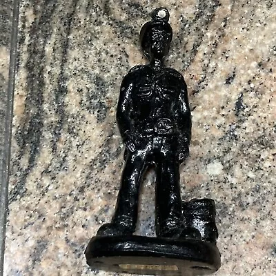 Vintage Hand Crafted Coal Miner Figurine  Made Of Coal • $19.95