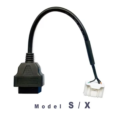 20PIN OBD2 Adapter For Tesla Model S/X Scan My Tesla All OBD2 Protocol • £12.60