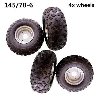  145/70-6 Tire Tyre And Rim Wheel For 6  Rims Go Kart Atv Quad 4 Wheeler AU • $151.26