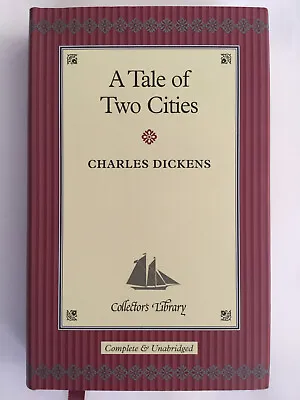 A Tale Of Two Cities Charles Dickens ENGLISH Collector's Library Hardcover New • £11.05
