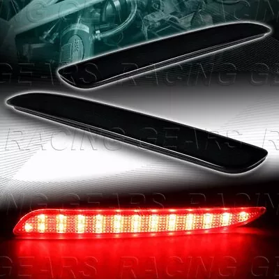 Smoke Lens Led Rear Bumper Reflector Brake Lights Lamps Fit 10-13 Mazda3 Mazda 3 • $18.95