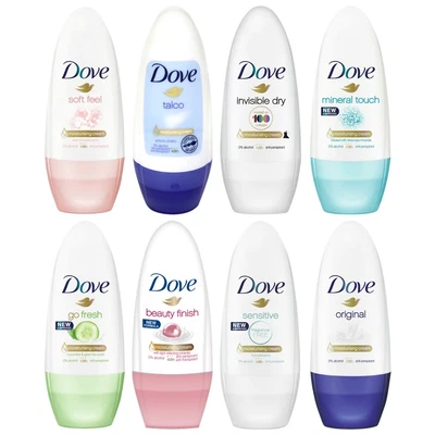 £10.49 • Buy Dove Deodorant Roll On 48H Anti Perspirant Deo 0% Alcohol 50ml Choose Type & Qty