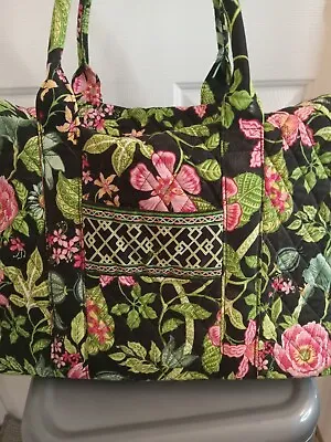  Vera Bradley Botanica Double Strap Weekend Duffle Travel Bag - Retired No Strap • $35.99