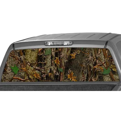 $47.20 • Buy CAMO OAK AMBUSH Rear Window Graphic Decal Tint Sticker Truck Suv Ute Camouflage