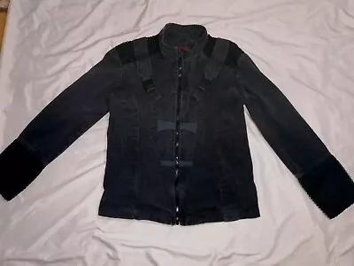 TRIPP NYC Gothic Style Denim Jacket Men's Slimfit Large • $70