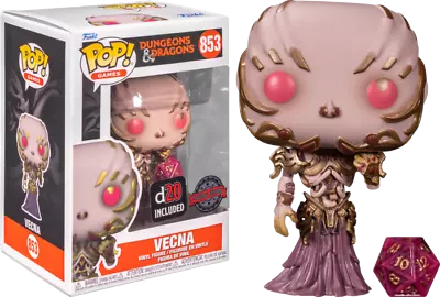 Dungeons & Dragons - Vecna Metallic Pop! Vinyl Figure With D20 Dice • $31.90