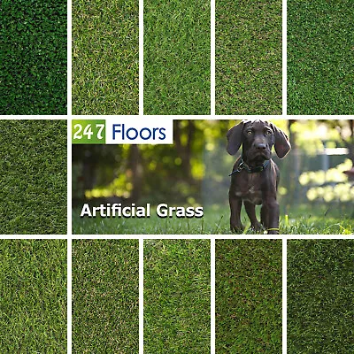 Artificial Grass Cheap Astro Turf Quality Realistic Natural Garden Lawn • £439.78