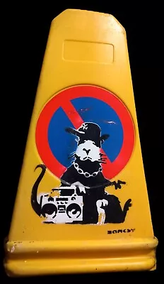 Original Banksy Signed Gangsta Rat 2004 Hackney UK London Cone Sign Street Art • £300