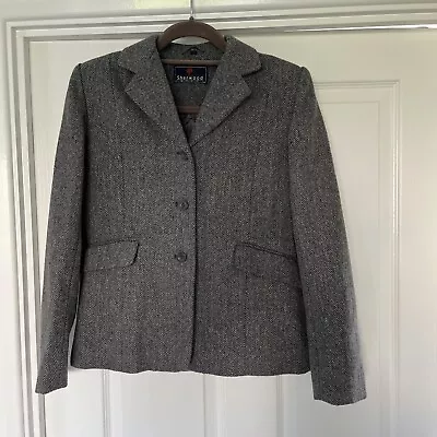 £30 • Buy Sherwood Forest Ladies Jacket Grey Tweed Riding Size 32