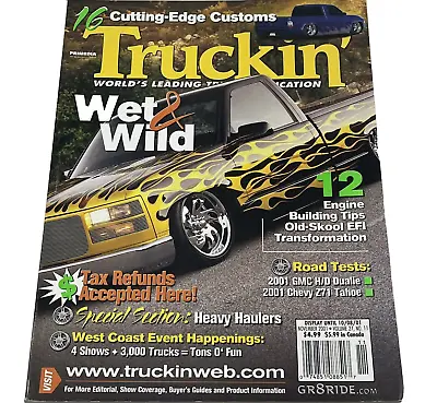 2001 Truckin Wet & Wild Engine Building Tips 16 Cutting Edge Customs Magazine • $5.95