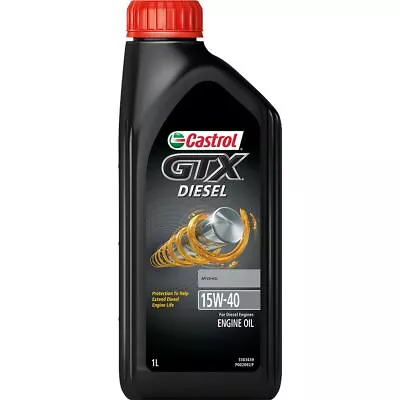 Castrol GTX 15W-40 Diesel Premium Mineral Engine Oil 1L 3383439 • $25.46