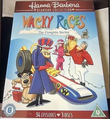 Wacky Races Dvd Oop Rare The Complete Series Animated Cartoon Hanna Barbera New • £23.95