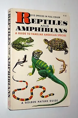 $5 • Buy Reptiles And Amphibians (Golden Nature Guide) - Zim, Smith, Irving, 1956 Sc