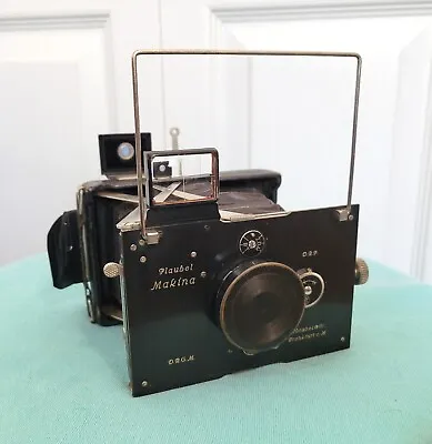 Antique PLAUBEL MAKINA Camera Med Format 6X9cm W/Pro Film Germany Anticomar Lens • $174.95