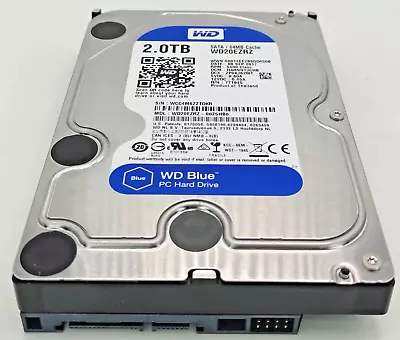 2TB WESTERN DIGITAL WD20EZRZ WD Blue 3.5  SATA Hard Disk Drive • £22.96