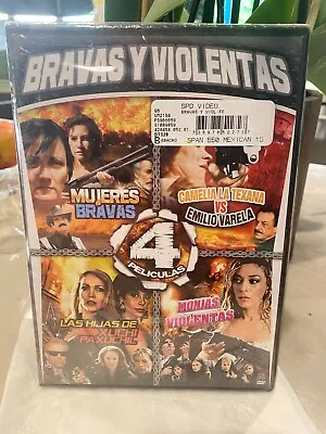 Bravas Y Violentas DVD  4 Peliculas  (JULIO ALEMAN & MARIO ALMADA) • $13.99