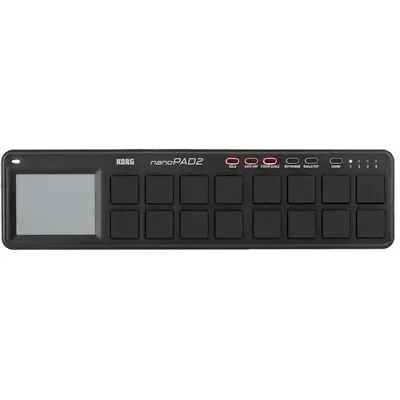 Korg NanoPAD2 Slim-Line USB MIDI Drum Pad  Controller (Black) • $64.99