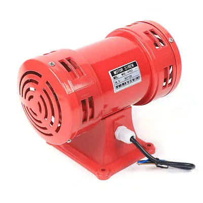 INDUSTRIAL AIR RAID HORN TYPE LOUD 140dB AIR RAID SOUND SIREN ALARM 110 VOLT NEW • $66