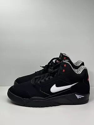 Nike Air Flight Lite II Mid Black White Retro Sneaker DQ7687-003 All Men's Sizes • $94.99