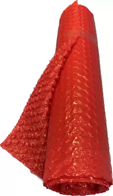 5'x12 X3/16  RED BUBBLE WRAP® ROLLS SMALL BUBBLES BUBBLEWRAP • $6.99