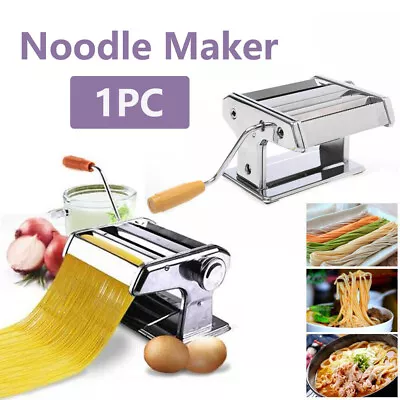 1X Pasta Noodle Maker Machine Cutter For Fresh Spaghetti 6 Thickness Settings AU • $24.96