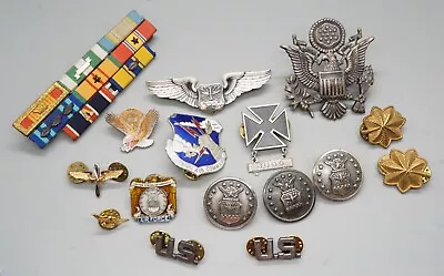 Vietnam War USAF Navigator Badge Judo Marksman Badge Major Insignia Pins Lot • $29.99