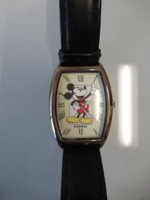 $144.99 • Buy *VINTAGE* Disney Fossil Mickey Mouse Watch Limited Edition 11185/15000