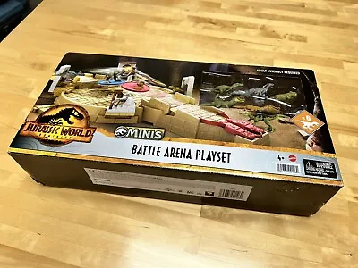 Mattel Jurassic World Dominion Minis Battle Arena Playset Dinosaur Figure • $35