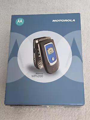 Motorola MPx200 Bundle Rare Vintage Cell Phone GSM Nostalgia & Collectors • $60