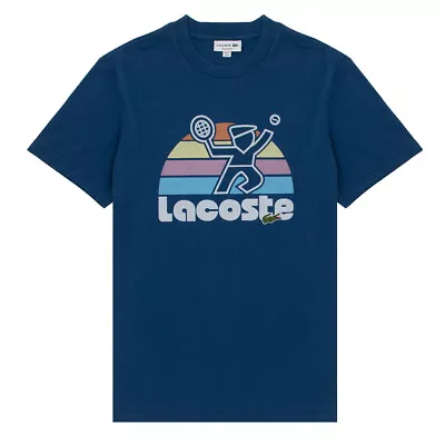 Lacoste Retro Tennis T-Shirt Globe • £51