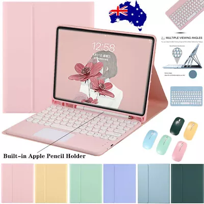 $50.99 • Buy For IPad 5/6/7/8/9th Mini6 Air Pro 11 2021 Bluetooth Keyboard W Mouse Case Cover