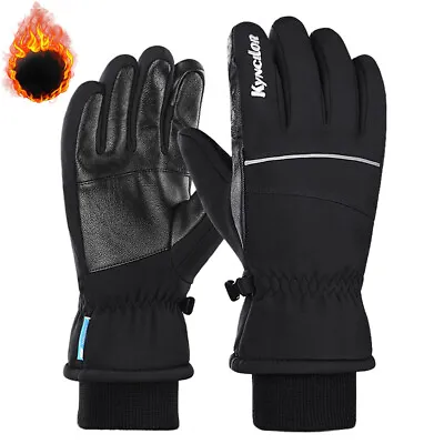 Winter Gloves -10℉ Waterproof Ski Gloves Deerskin Suede 3M Insulated Work Gloves • $12.99