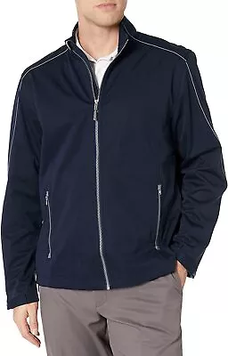 Cutter & Buck Men's Weather Tec Opening Day Softshell Jacket Navy XXL • $53.99