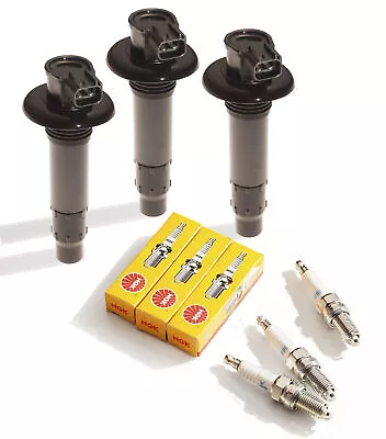 3 Pack Sea Doo 4Tec Ignition Coil & NGK Plugs GTX GTR RXP RXT 215 255 260 Ltd SC • $99.95