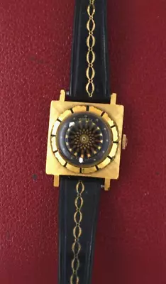 Vintage Square Ernest Borel Cocktail Wrist Watch Kaleidoscope • $29