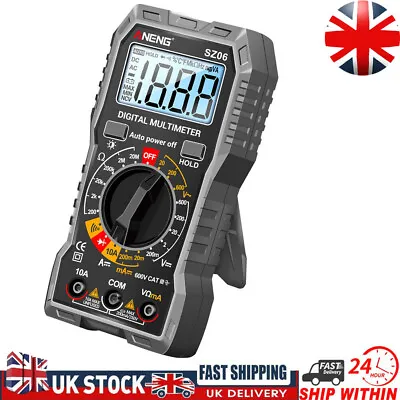 ANENG Digital Multimeter Voltmeter 2000 Count  AC/DC Ammeter Voltmeter Meter UK • £8.35