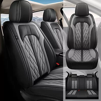 Car Faux Leather 5-Seat Covers Full Set Cushion Pad For Volvo XC70 2003-2016 • $118.79