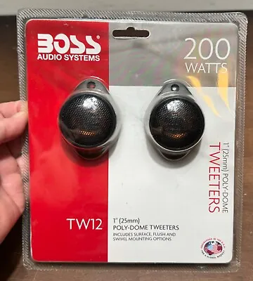 NEW Boss TW12 400W Max 1  Surface Flush Mount Dome Tweeters • $22