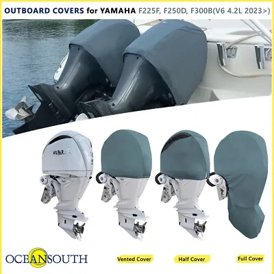 Oceansouth Outboard Covers For Yamaha F225F F250D F300B (V6 4.2L 2023 ) • $71.37