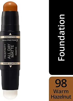 Max Factor Facefinity All Day Warm Hazelnut 98 Matte Pan Stik Foundation 20g • £6.09