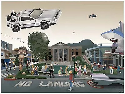 Max Dalton  Hill Valley  Back To The Future 18x24 Poster • $60