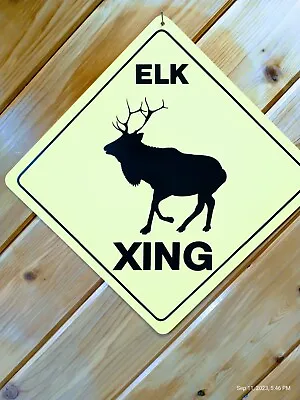LANDSCAPING STREET CROSSING SIGN ELK XING 16  Point To Point • $8.99