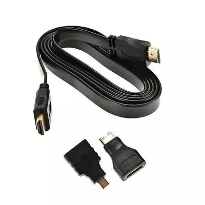 1080P HDMI Cable & HDMI To Mini & Micro Adaptor Set For Android Tablet PC TV D • $13.63