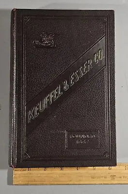 1936 KEUFFEL & ESSER CO. 38th CATALOGUE SURVEYING TOOLS ETC. HARD COVER • $35