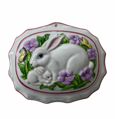 Vintage 1986 Franklin Mint Le Cordon Bleu Decorative Ceramic Mold Rabbit Bunny • $49.99
