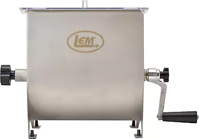 LEM Stainless Steel Meat Mixer 20Lb Capacity Mixer W/ Plastic Cover • $182.96