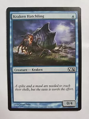MTG Magic The Gathering Card Kraken Hatchling Creature Kraken Blue M13  • $7.95