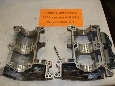 1993 94 95 YAMAHA VXR PRO 701 700 61X SUPERJET Crankcase Cases Crank Case Set • $65
